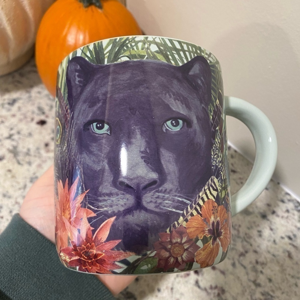 CORE KITCHEN JAGUAR TEAL COFFEE LARGE MUG